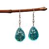 Resin & Alloy Dangle Earrings WGE62B3-02-3