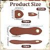 12 Bags Imitation Leather Buckles FIND-AR0006-78-2