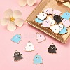 20Pcs 4 Colors Alloy Enamel Pendants ENAM-YW0002-68-5
