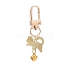 Cat & Fishbone Shape Alloy Enamel Charms Keychain KEYC-JKC00431-01-5