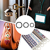 30Pcs 3 Styles Iron Split Key Rings KEYC-CY0001-03-5