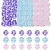 20Pcs Transparent Spray Painted Glass Beads GLAA-FS0002-40A-2