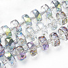 Electroplat Glass Beads Strands EGLA-Q092-10mm-D01-1