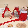 9 Yards Polyester Wavy Fringe Trim Ribbon OCOR-XCP0002-90B-5