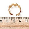 304 Stainless Steel Enamel Cuff Rings for Women LS-RJEW-F198-01G-4
