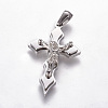 Easter Theme 304 Stainless Steel Pendants STAS-F215-07-2