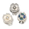 Brass Micro Pave Cubic Zirconia Box Clasps KK-U037-39P-1