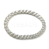 Non-Tarnish Adjustable 304 Stainless Steel Twist Spring Wire Bracelets BJEW-H617-14P-1
