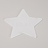 Custom Star Shape Plastic Thread Holder Card TOOL-WH0135-03-1