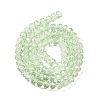 Transparent Baking Paint Glass Beads Strands DGLA-A034-T6mm-D10-2