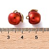 304 Stainless Steel Enamel Charms STAS-B100-06G-12-3