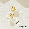 Elegant Brass Dangle Stud Earrings AI3565-1-3