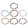 Natural Gemstone and Pearl Beads Btacelets BJEW-JB10681-1