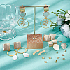 16Pcs 4 Style Brass Stud Earring Findings KK-BBC0003-30-5
