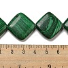 Synthetic Malachite Beads Strands G-B071-B01-01-4