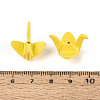 Rack Plating Spray Painted Alloy Beads PALLOY-T091-31B-3