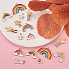 Alloy Enamel Big Pendants ENAM-CJ0001-10-4