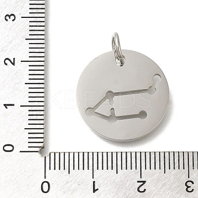 Anti-Tarnish 304 Stainless Steel Pendants STAS-M074-02C-P-1