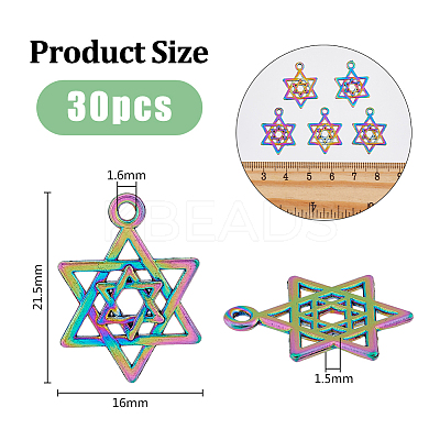 30Pcs Alloy Pendants PALLOY-DC0001-09-1