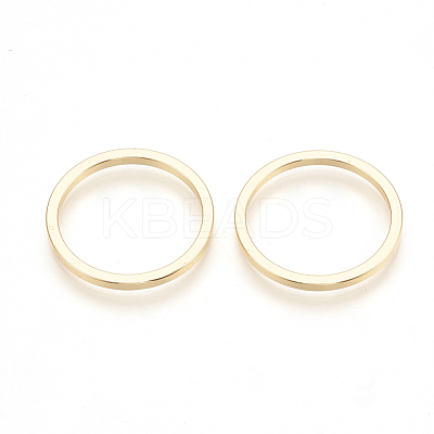 Brass Linking Rings KK-T020-54G-1