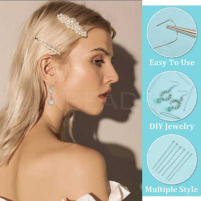 600Pcs 3 Styles 304 Stainless Steel Head Pins and Eye Pins Sets STAS-PH0004-89-1