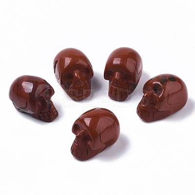 Halloween Natural Red Jasper Beads G-R473-04F-1