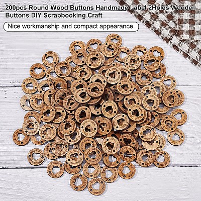 Undyed Wood Connectors Charms WOOD-BC0001-06-1