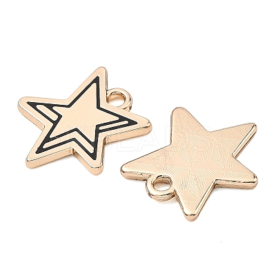 Alloy Enamel Pendants ENAM-G235-13G-01-1
