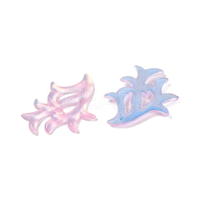 Translucent Epoxy Resin Decoden Cabochons CRES-S367-19A-1
