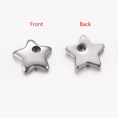 Tarnish Resistant 304 Stainless Steel Charms STAS-K002-19A-1