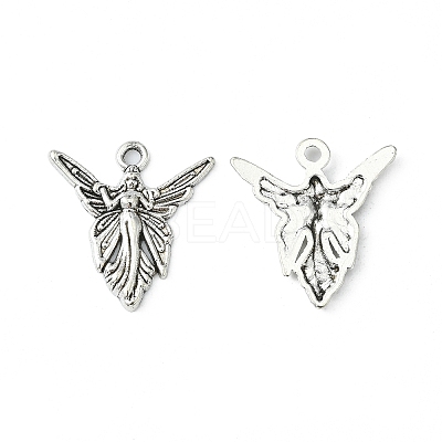 Tibetan Style Alloy Fairy Pendants LS-TIBEP-23017-AS-RS-1