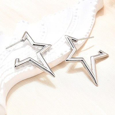 Non-Tarnish 304 Stainless Steel Stud Earrings for Women STAS-D084-25P-1