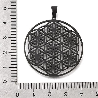 Ion Plating(IP) 304 Stainless Steel Pendants STAS-P209-18B-1