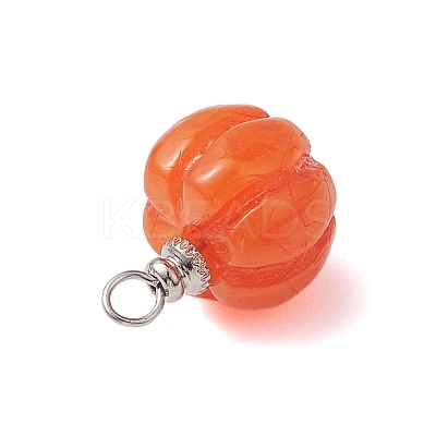 Opaque Resin Vegetable Pendants X1-PALLOY-JF02766-01-1