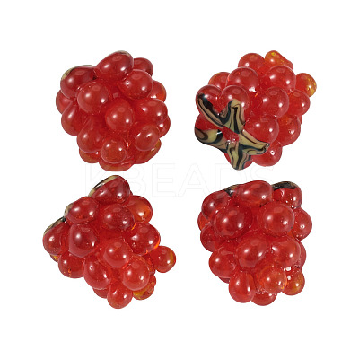 4Pcs Handmade Lampwork Beads LAMP-TA0002-24G-1