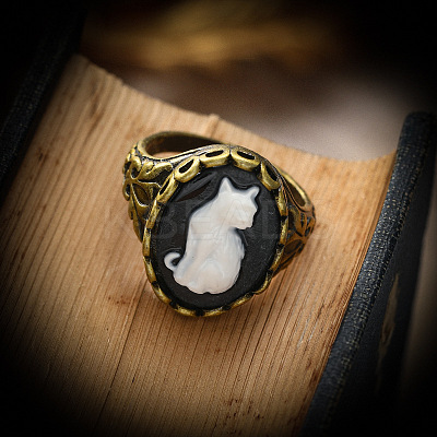 Alloy with Resin Finger Rings FS-WGE901F-04-1