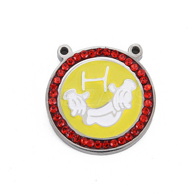 304 Stainless Steel Pendants STAS-N095-43A-1