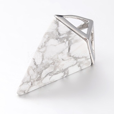 Natural & Synthetic Mixed Stone Point Pendulum Pendants G-E301-P-1