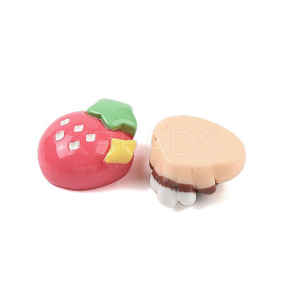 Opaque Resin Decoden Cabochons RESI-A036-04-1