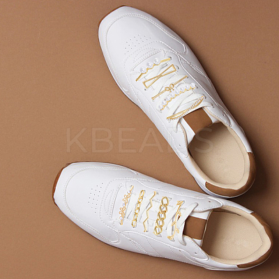 20Pcs 10 Styles Alloy Shoelace Buckle FIND-GL0001-75-1