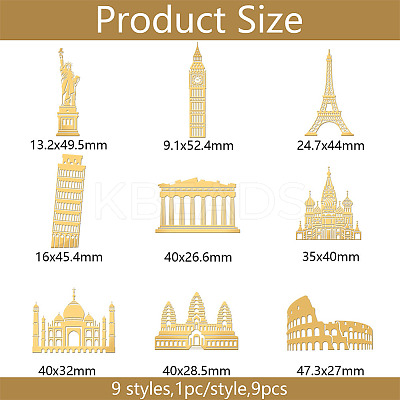 Nickel Decoration Stickers DIY-WH0450-054-1