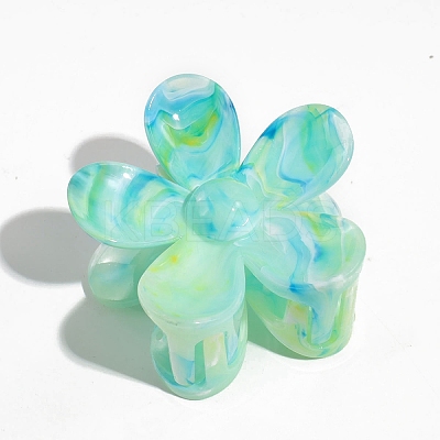 Gradient Color Plastic Claw Hair Clips PW-WGBEE53-03-1