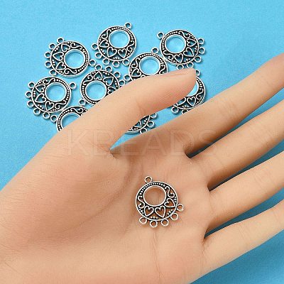 Tibetan Style Alloy Chandelier Component Links TIBE-YW0001-51-1