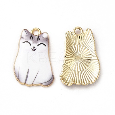 Alloy Enamel Pendants ENAM-M046-12G-D-1