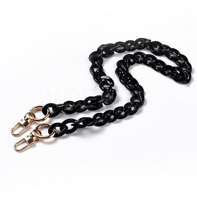 Acrylic Curb Chains Bag Straps FIND-WH0082-79B-1