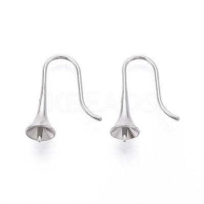 304 Stainless Steel Earring Hooks STAS-N108-30P-1
