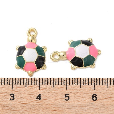 Alloy Enamel Pendants FIND-O003-08D-G-1