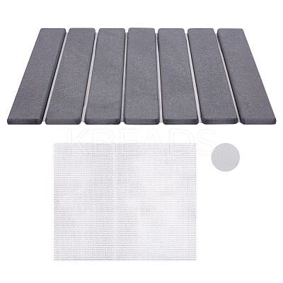Rectangle Diatomaceous Earth Bathroom Mat AJEW-WH0556-50B-1