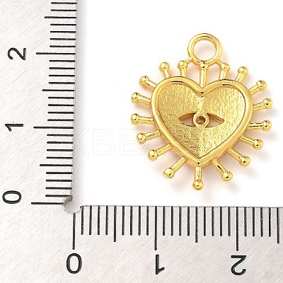 Rack Plating Brass Micro Pave Clear Cubic Zirconia with Enamel Pendants KK-G515-14G-1