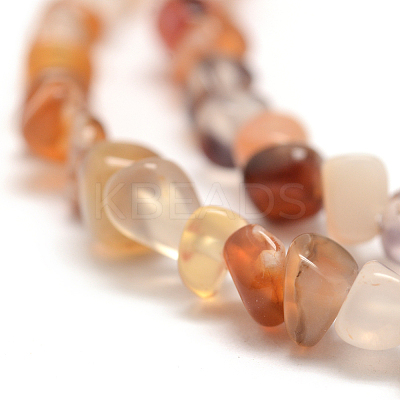 Dyed Natural Carnelian Beads Strands G-F465-22-1